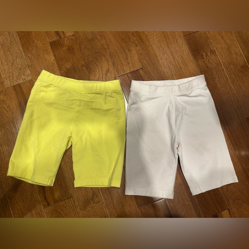 Kids Yellow and White Shorts Set